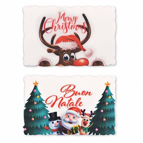 Tarjeta Merry Christmas Buon Natale...