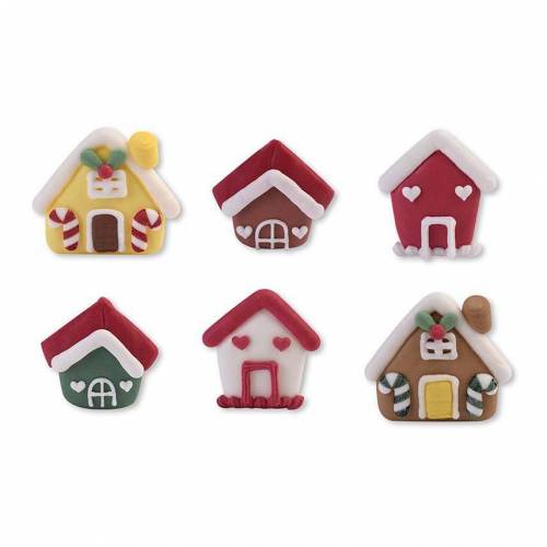 Casa Navidad Plana Azúcar 48 u.