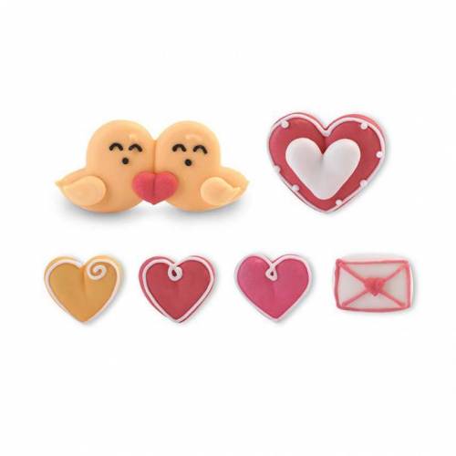 San Valentín Símbolo Placa Azúcar 274 u. San Valentín Símbolo Placa Azúcar 274 u.