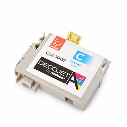 Decojet A4 Cartucho Cian Cod16 Tinta...