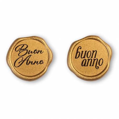 Tarjeta Buon Anno Sello Chocolate...