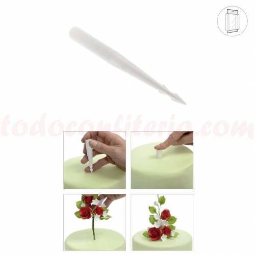 Soporte Ramillete Tarta Plástico 6 u.