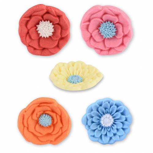 Flor Relieve Azúcar 100 u.