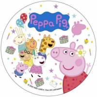 Disco Peppa Pig Oblea 12 u.