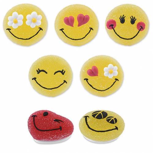 Smiley Placa Gel Azúcar 36 u. Smiley Placa Gel Azúcar 36 u.