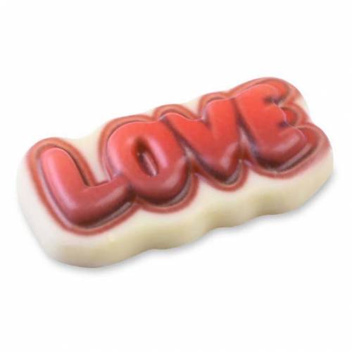 Tarjeta Love Cartel Chocolate Blanco...