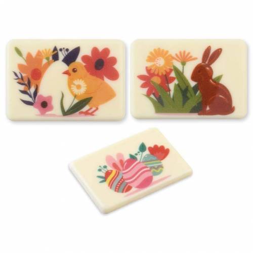 Tarjeta Pascua Chocolate Blanco 64 u.