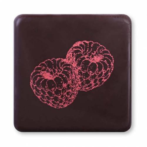 PLaca Cuadrada Frambuesa Chocolate... PLaca Cuadrada Frambuesa Chocolate...