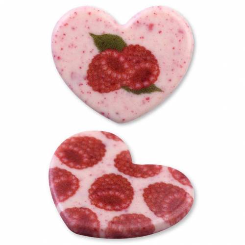 Placa Corazón Frambuesa Chocolate...
