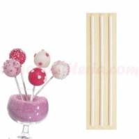 Palo Cake Pop Blanco Cartón...