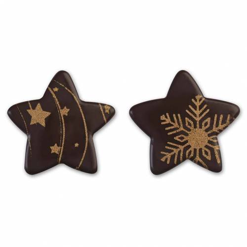 Placa Estrella Navidad Chocolate... Placa Estrella Navidad Chocolate...