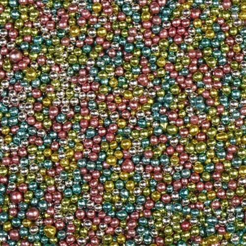 Perla Multicolor 4 mm Azúcar 900 gr.