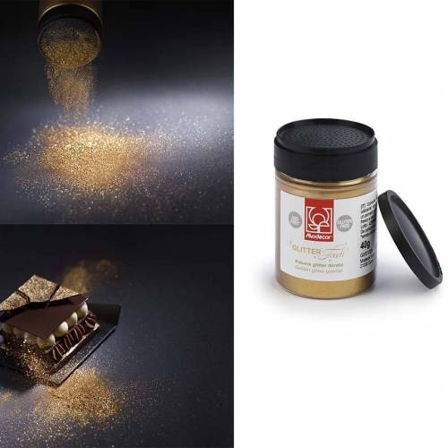 Purpurina Comestible Dispensador Oro...