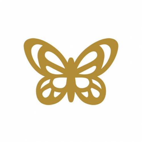 Lámina Dorada Mariposa Golden Touch...