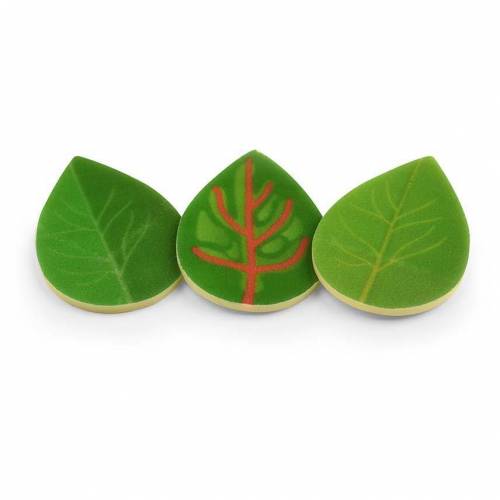 Lámina Hoja Flor Chocolate Blanco 90 u.