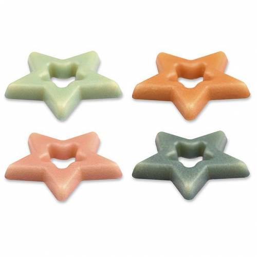 Placa Estrella Hueca Pastel Chocolate...