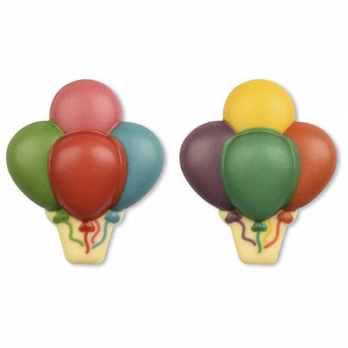 Placa Globo Chocolate Blanco 60 u.