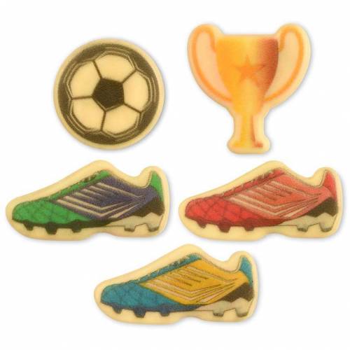 Placa Fútbol Kit Chocolate Blanco 75 u.