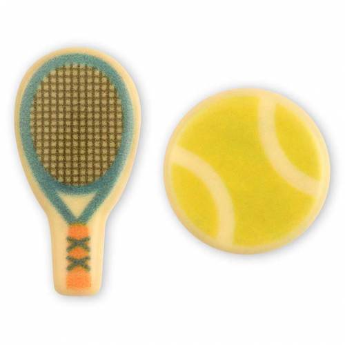 Placa Tenis Kit Chocolate Blanco 64 u. Placa Tenis Kit Chocolate Blanco 64 u.