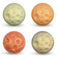 Esfera 3D Planeta Chocolate...