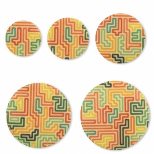 Lámina Círculo Surtido Laberinto...