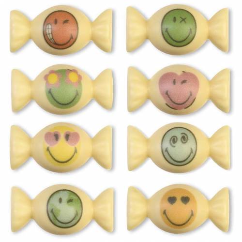 Placa Caramelo Smiley Chocolate...