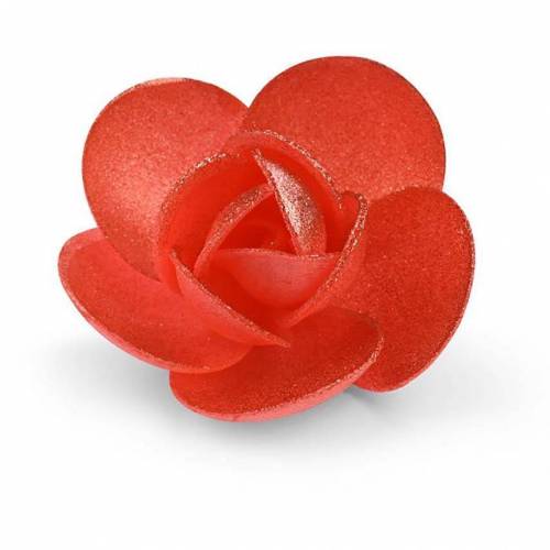 Rosa Linda Brillo Roja Oblea 50 u.