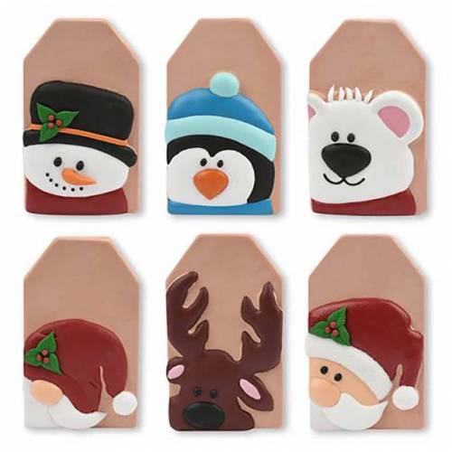 Etiqueta Regalo Navideña Azúcar 30 u.