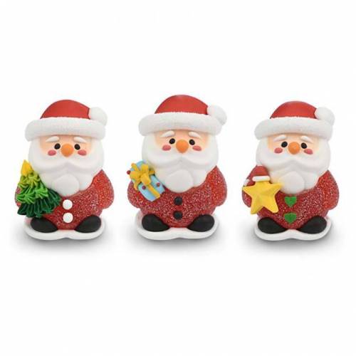 Papá Noel Trío Gel Azúcar 24 u.