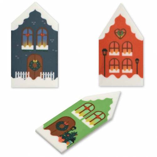 Casa Navidad Placa Azúcar 54 u.