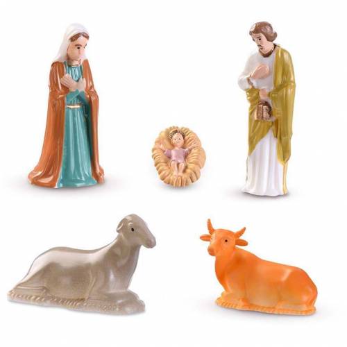 Portal de Belén Kit 5 Piezas Plástico...