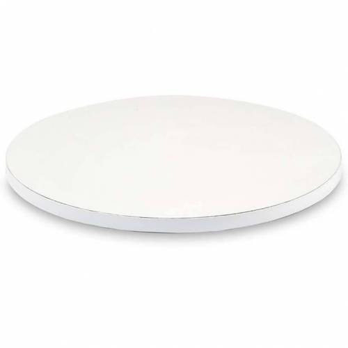 Plato Redondo Forrado Blanco 60 cm....