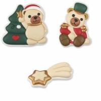 Oso Estrella Navidad Plano...