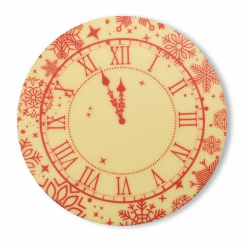 Placa Reloj Fin Año Grande Chocolate...