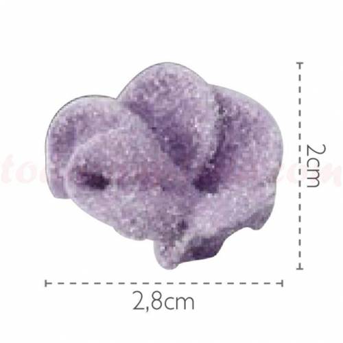 Violeta Escarchada Glasa Real 120 u.
