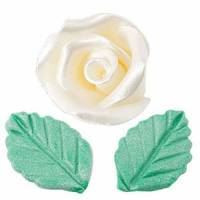 Rosa Perlada Pequeña Hoja...