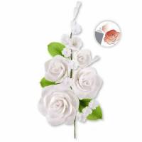 Rosa Blanca Ramo Pastillaje...