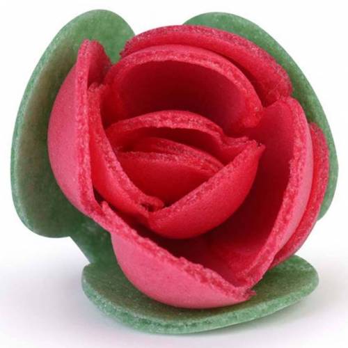 Rosa Hoja Redonda Roja Oblea 180 u.