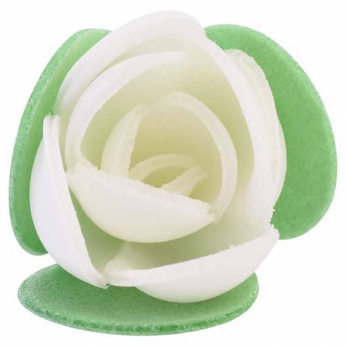 Rosa Hoja Redonda Blanca Oblea 180 u.