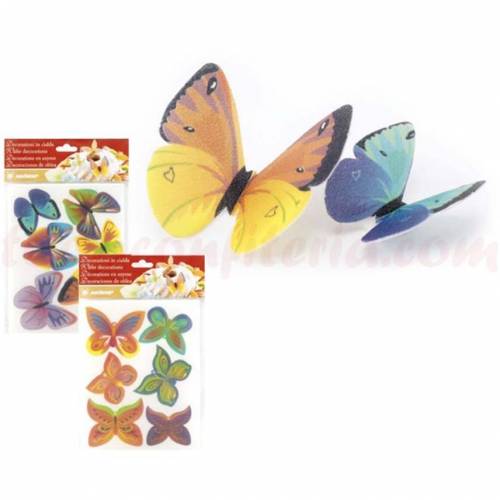 Mariposa 3D Oblea Blister 96 u.