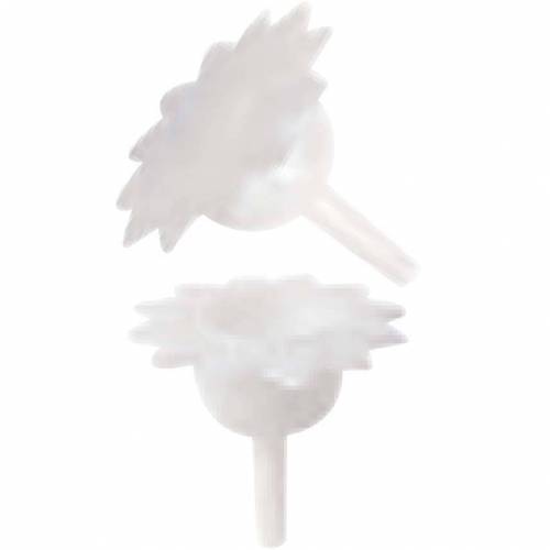 Vela Rizada Soporte Blanco Plástico... Vela Rizada Soporte Blanco Plástico...