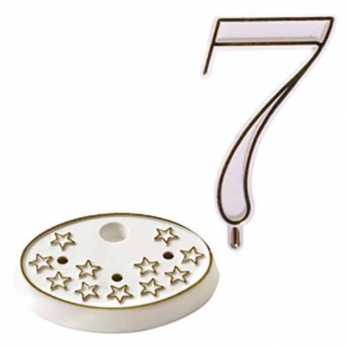 Número Estrella 7 + Base Plástico 100 u. Número Estrella 7 + Base Plástico 100 u.