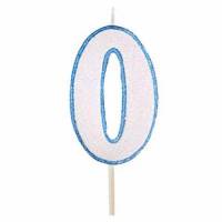 Vela Número Purpurina...