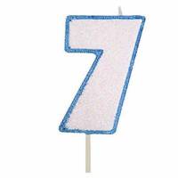 Vela Número Purpurina...