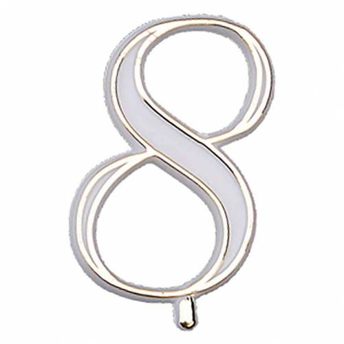 Número Estrella 8 Plástico 100 u.