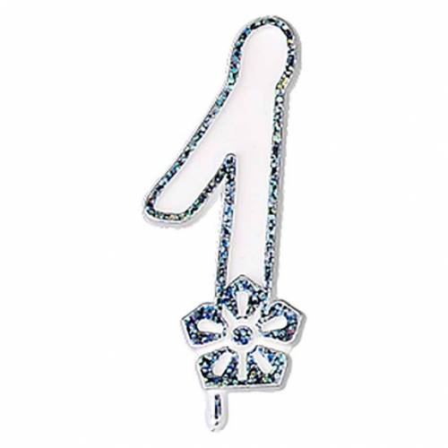 Número Flor 1 Plástico 100 u. Número Flor 1 Plástico 100 u.