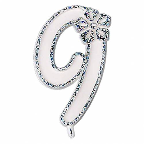 Número Flor 9 Plástico 100 u.