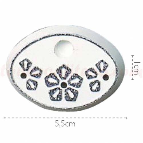 Número Flor Base Plástico 100 u.