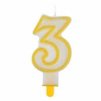 Vela Número Purpurina...