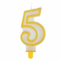 Vela Número Purpurina...